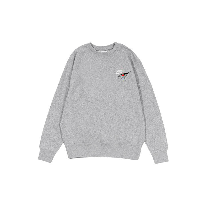 Nike Nike Sweatshirts Men's Gray Crew Neck Moderate Other