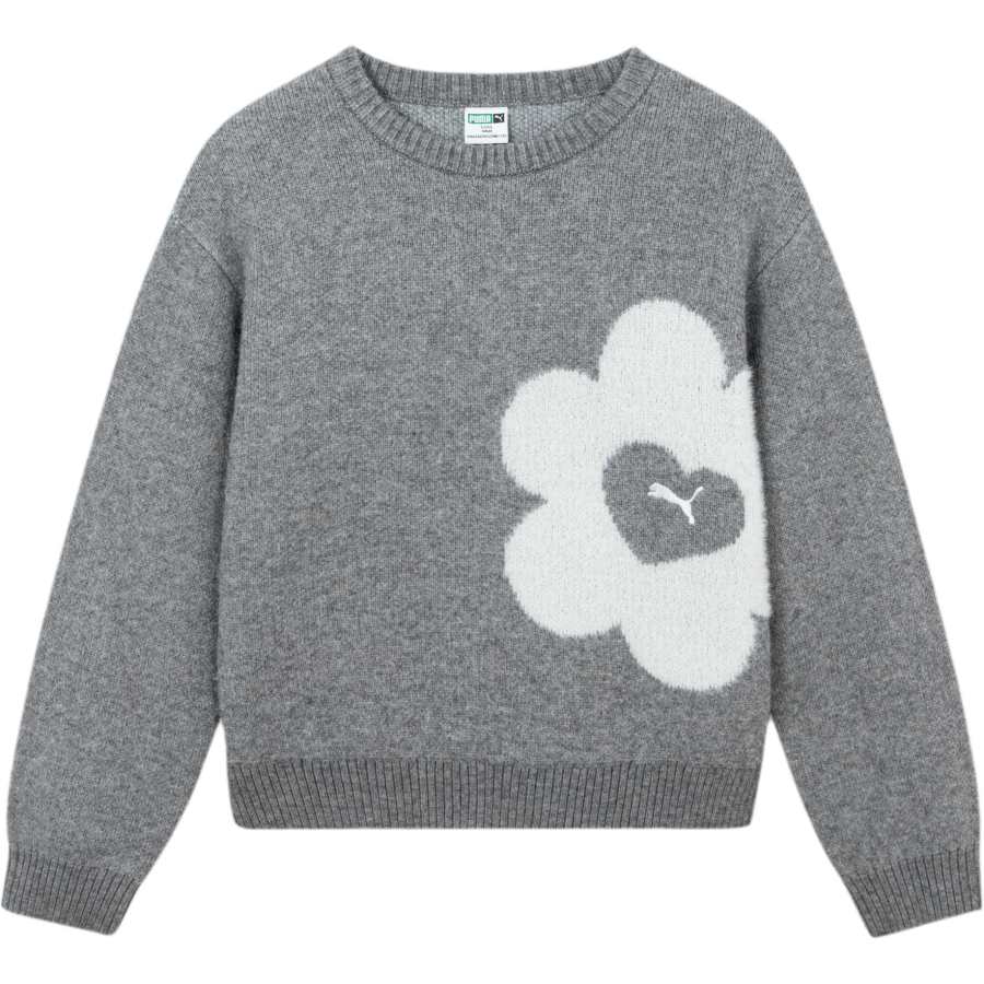 PUMA Sweater Sportstyle Dark Heather Gray Kids'