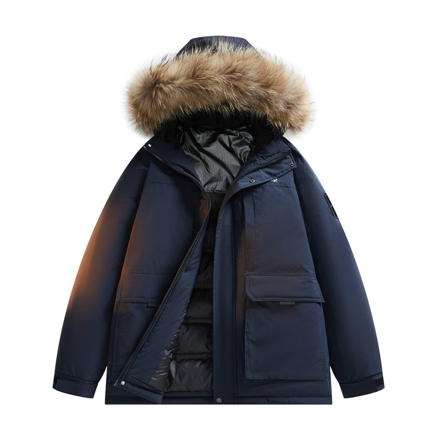 Jeep Jeep Down Jackets Unisex Fleece Lined Puffer Jacket