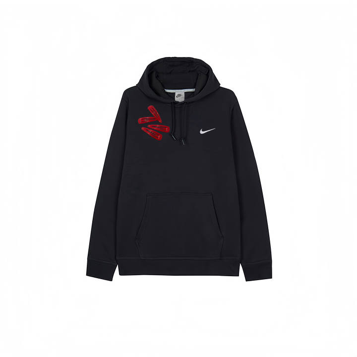 Nike Nike Sweatshirts Men's Black Hooded Thickened