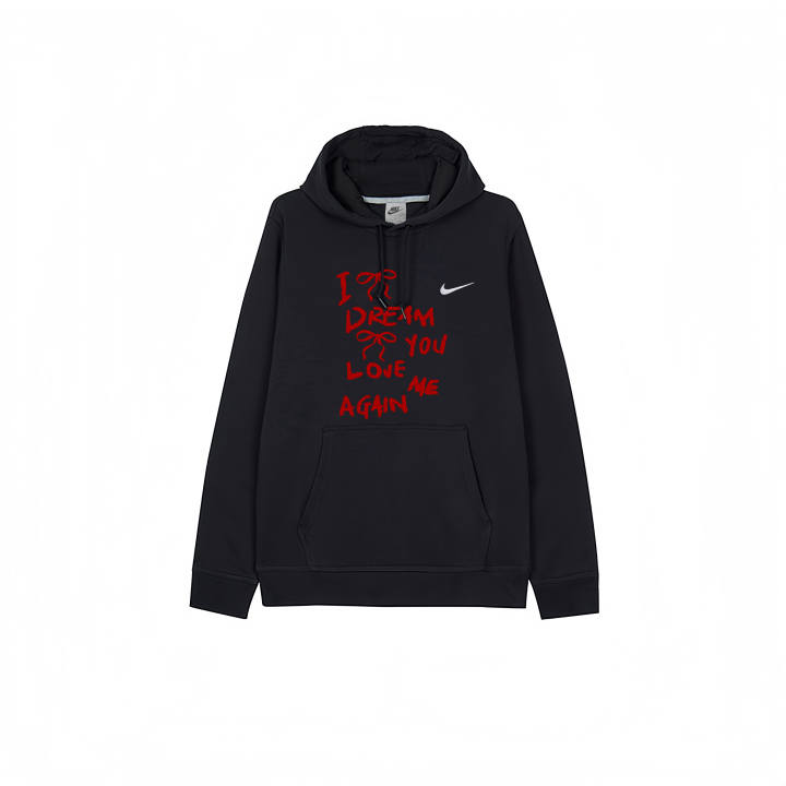 Nike Nike Sweatshirts Men's Black Hooded Moderate