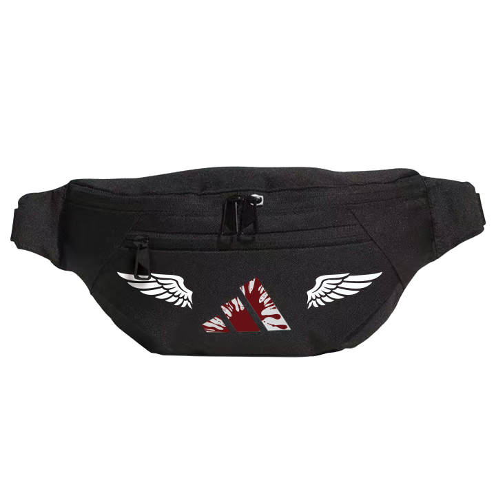 Adidas Adidas ESSENTIALS Polyester Rendering Wings Fanny Pack Unisex Black White Red