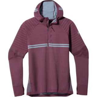 SMARTWOOL Intraknit™ Merino Tech 1/2 Zip Hoodie Sweatshirt Men's Dark Purple
