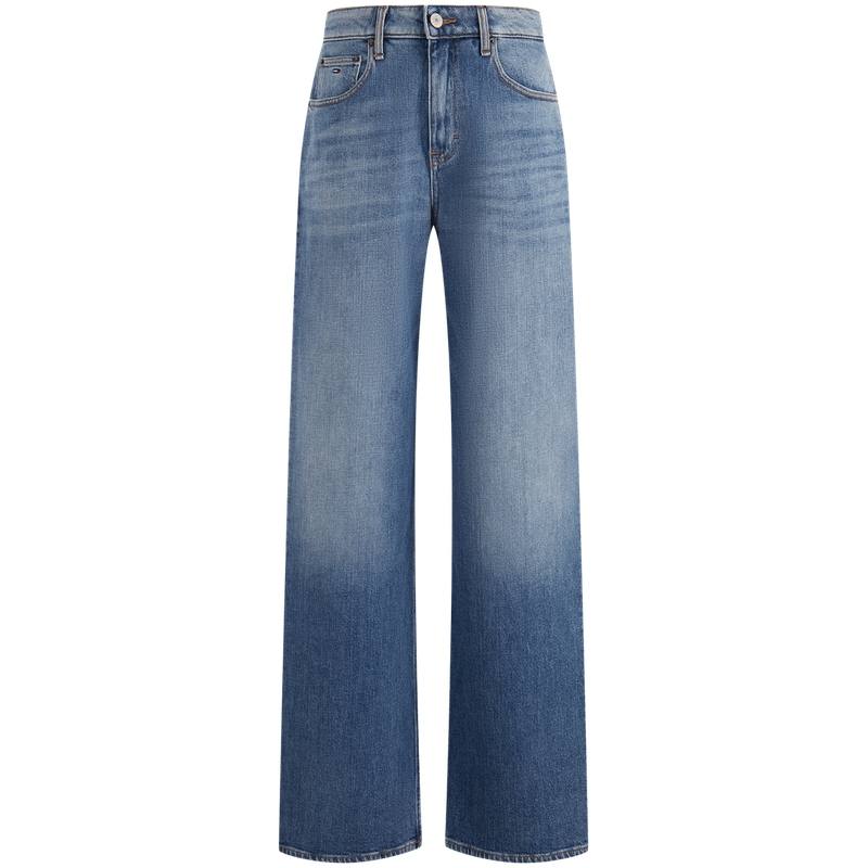 Tommy Hilfiger Jeans Women's Denim Blue 1A5 Moderate Straight Fit Pants