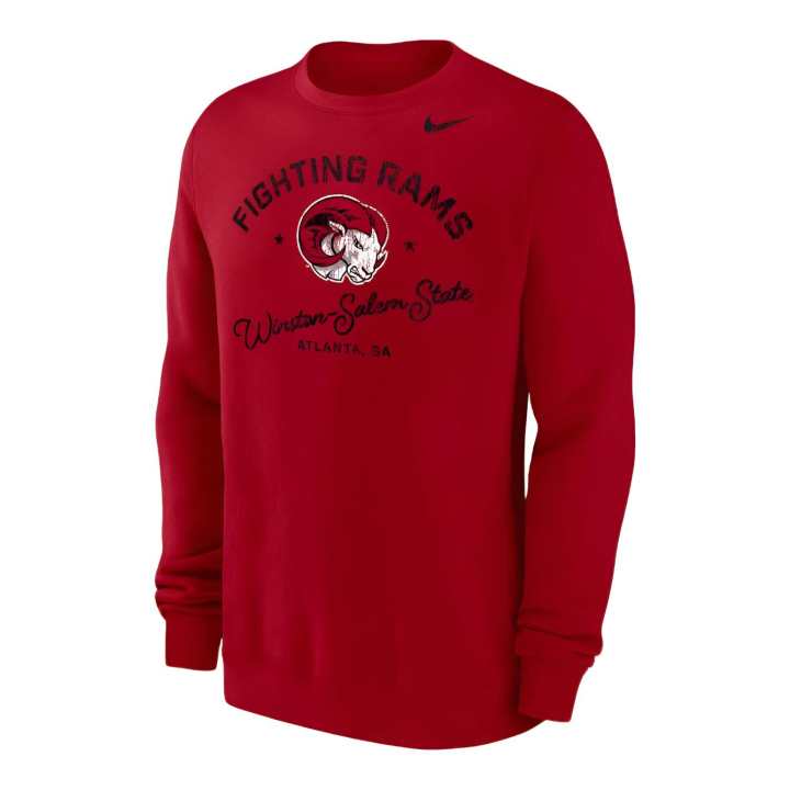 Nike Nike College (Winston-Salem State) Men’s Club Fleece Crew-Neck Sweatshirt