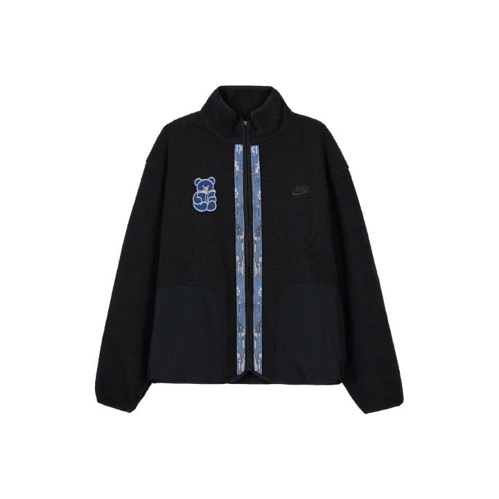 Nike Nike Velvet Jackets Men's Black Stand Collar Moderate