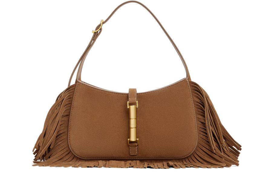 CHARLES&KEITH Synthetic Leather Shoulder Bag Medium Women's Sienna Brown Ochre Brown