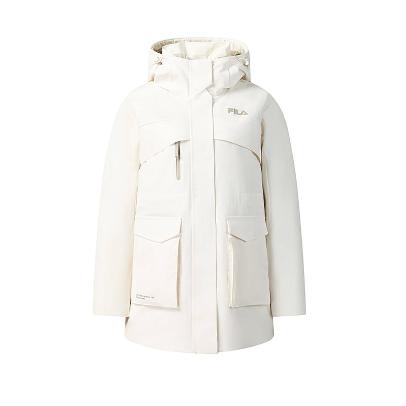 FILA FILA ORIGINALE Down Jacket Women's Cloud White