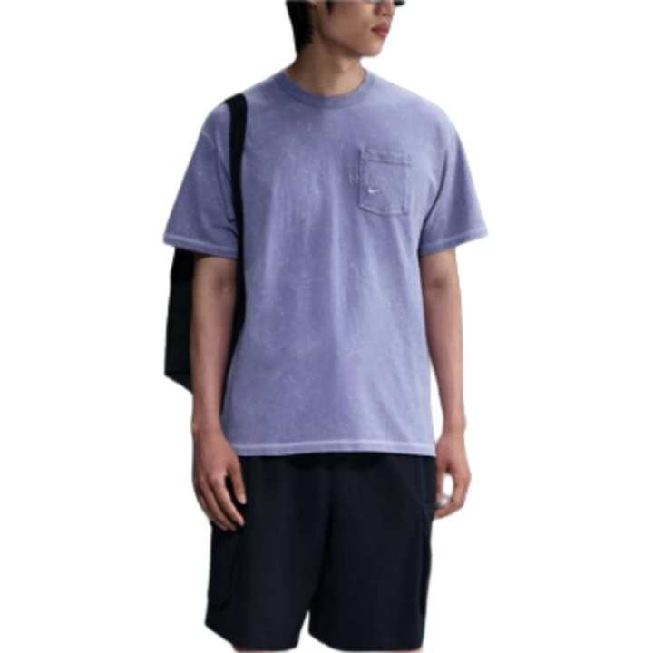 Nike Nike Max90 T Shirts Men's Purple Crew Neck