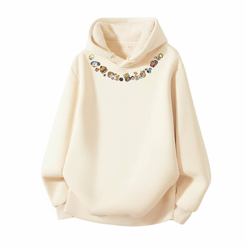 Tonlion Sweatshirts Unisex Hooded Thickened Heavyweight
