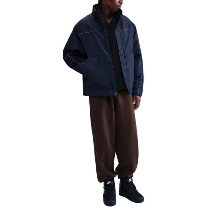 Nike Nike X Stussy Jackets Unisex Obsidian Color Detachable Hood Moderate Other
