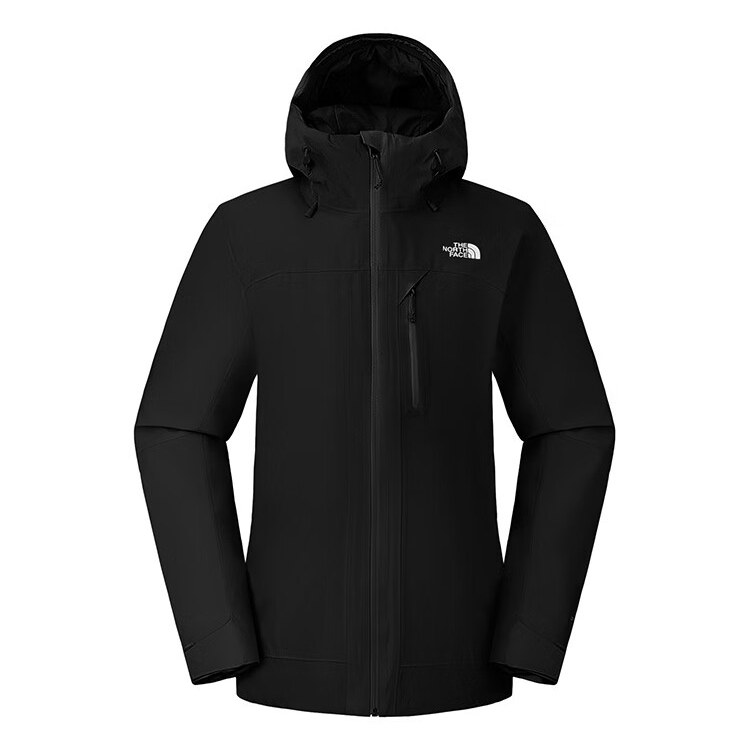 THE NORTH FACE TABLE Hiking Waterproof, Windproof, Breathable, And Thermal Windbreaker Jacket Women's JK3/Cosmic Black