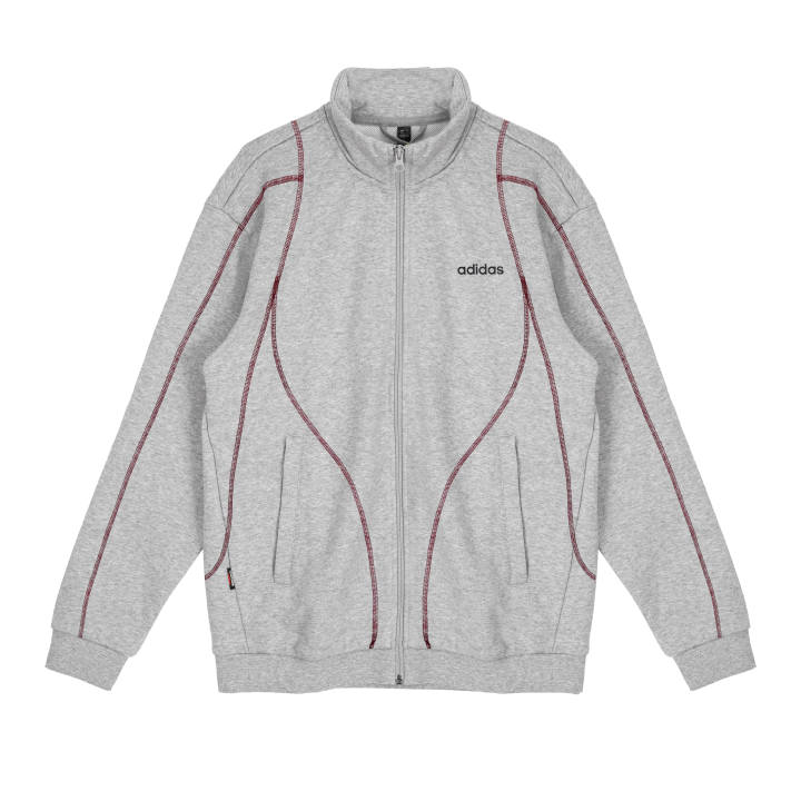 Adidas Adidas Jackets Unisex Gray Stand Collar Moderate