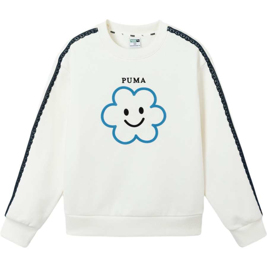 PUMA Sweatshirt Sportstyle Raw White Kids'