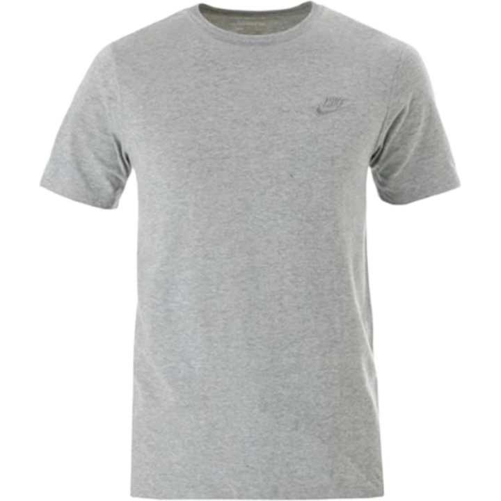 Nike Nike T Shirts Men's Gray Crew Neck