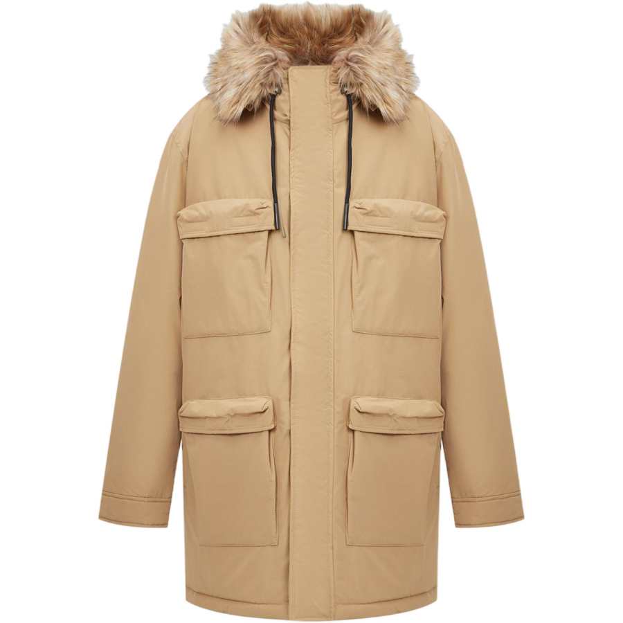 DIESEL DIESEL Coats Men's Beige Moderate