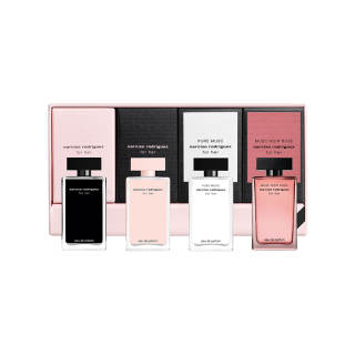 Narciso Rodriguez Travel Pack, Mini Fragrance Box, Sample Four Piece Set Collection