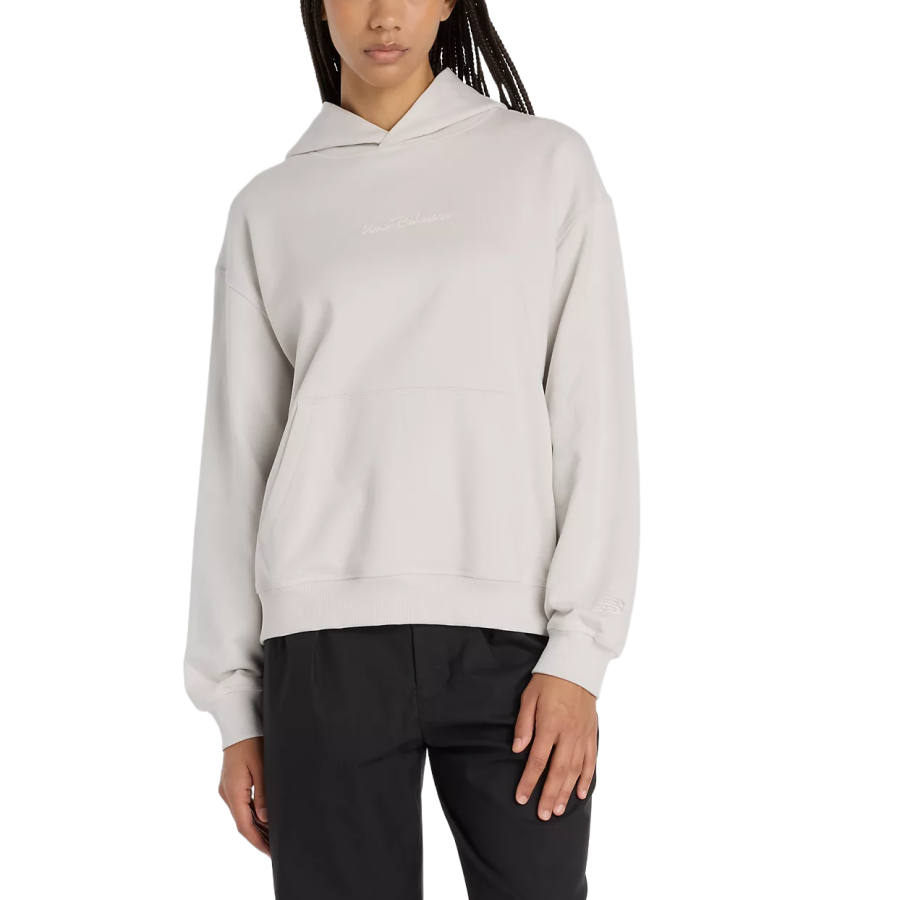 New Balance New Balance Sweatshirts Women's Gray Hooded Moderate