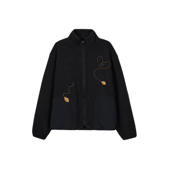 Nike Nike Velvet Jackets Men's Black Stand Collar Moderate