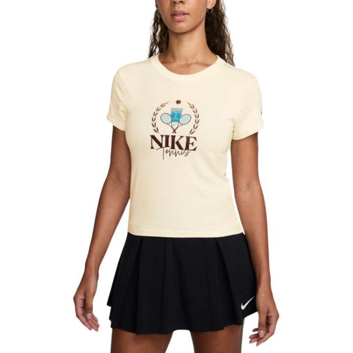 Nike Nike SLAM T Shirts Women's Light Ivory Crew Neck