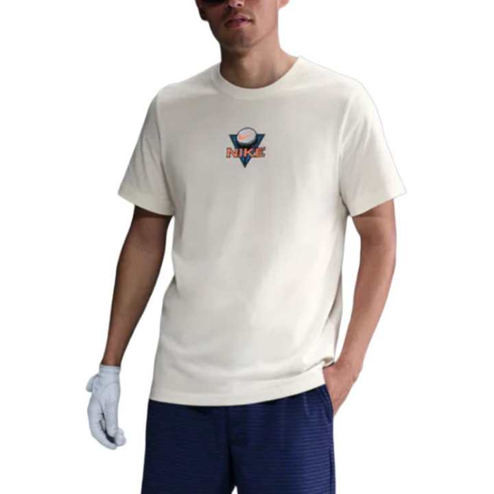 Nike Nike T Shirts Men's Sail White Crew Neck