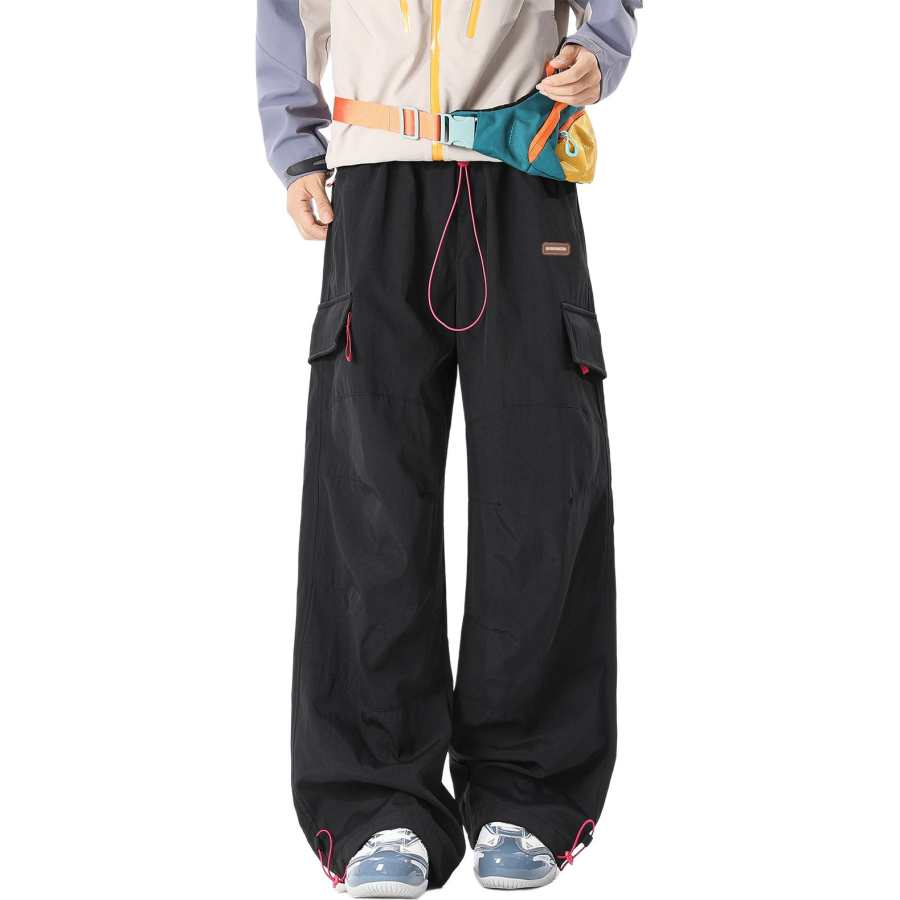 WARRIOR Windbreaker Pants Unisex Moderate Straight Fit Pants
