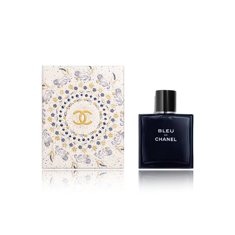 CHANEL Luxury Limited Edition Cerulean Men's Perfume, Box Limited Edition Set Woody Eau De Toilette