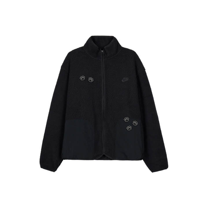 Nike Nike Velvet Jackets Men's Black Stand Collar Moderate