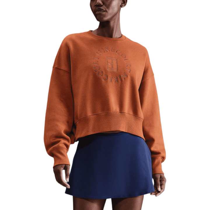 Nike NikeCourt Heritage Phoenix Fleece Women's Over-Oversized Crew-Neck Sweatshirt