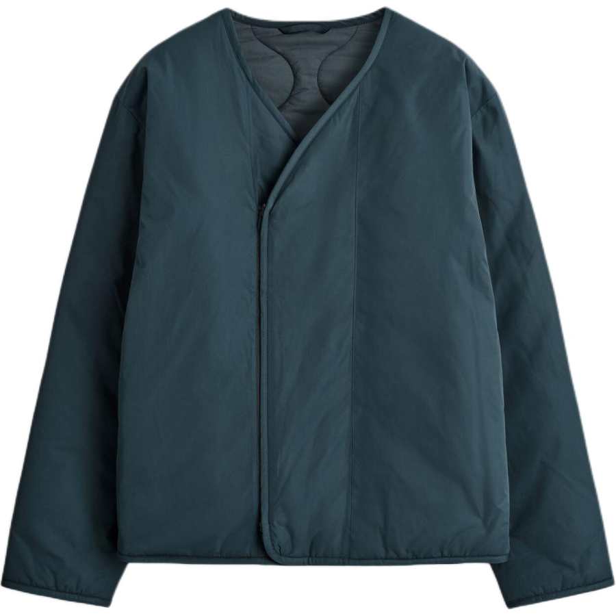 COS COS Jackets Men's Gasoline Blue V Neck Moderate Reversible