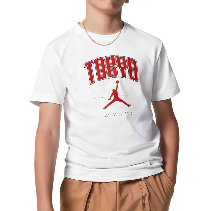 Jordan Jordan Kids T Shirts Crew Neck Moderate