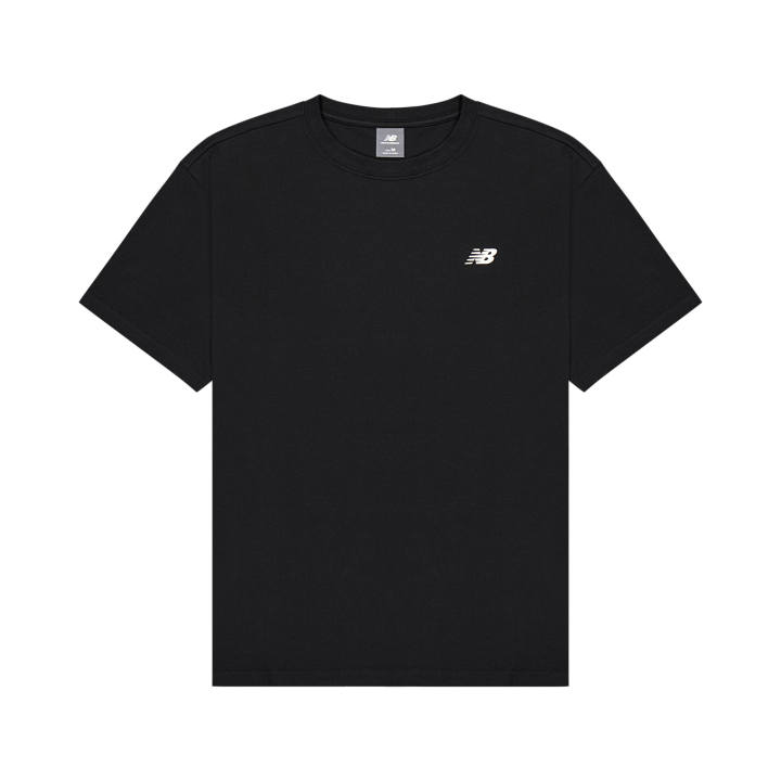 New Balance New Balance T Shirts Men's Black Crew Neck Moderate