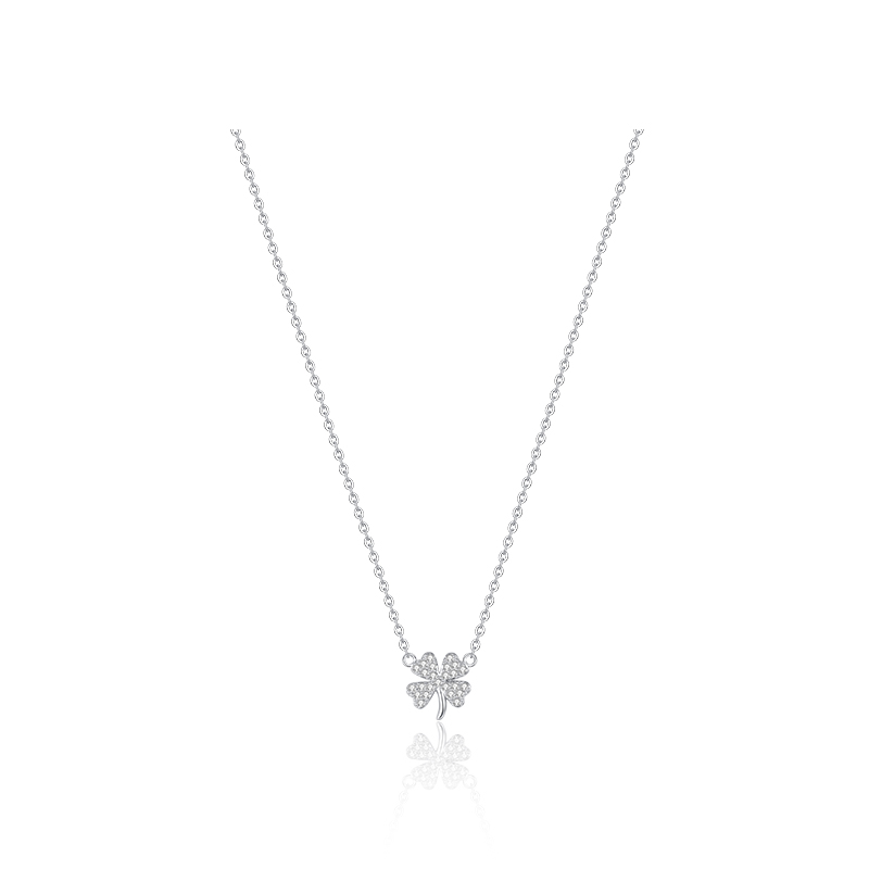 Barbie 999 Fine Silver Synthetic Cubic Zirconia Alloy Necklaces Women's