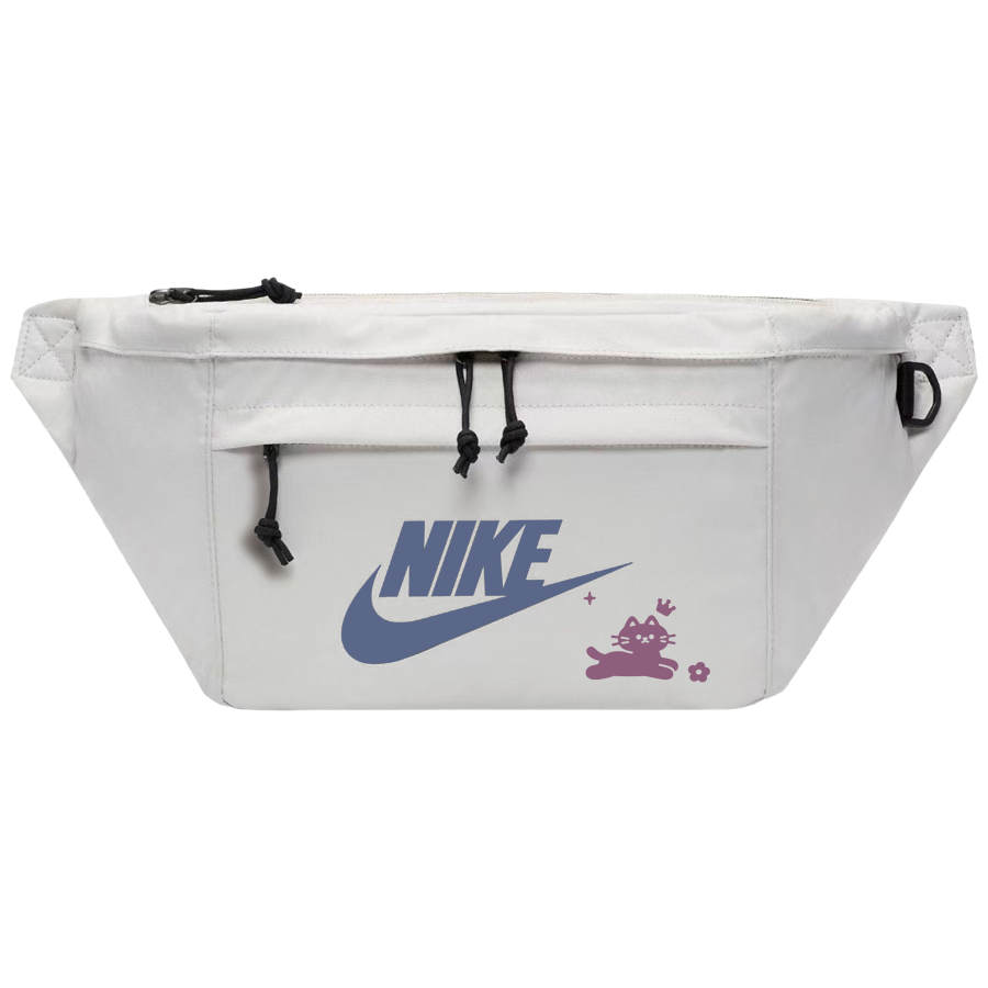 Nike Nike AIR FORCE 1 WILD Fabric Cute Kitten Fanny Pack Unisex White