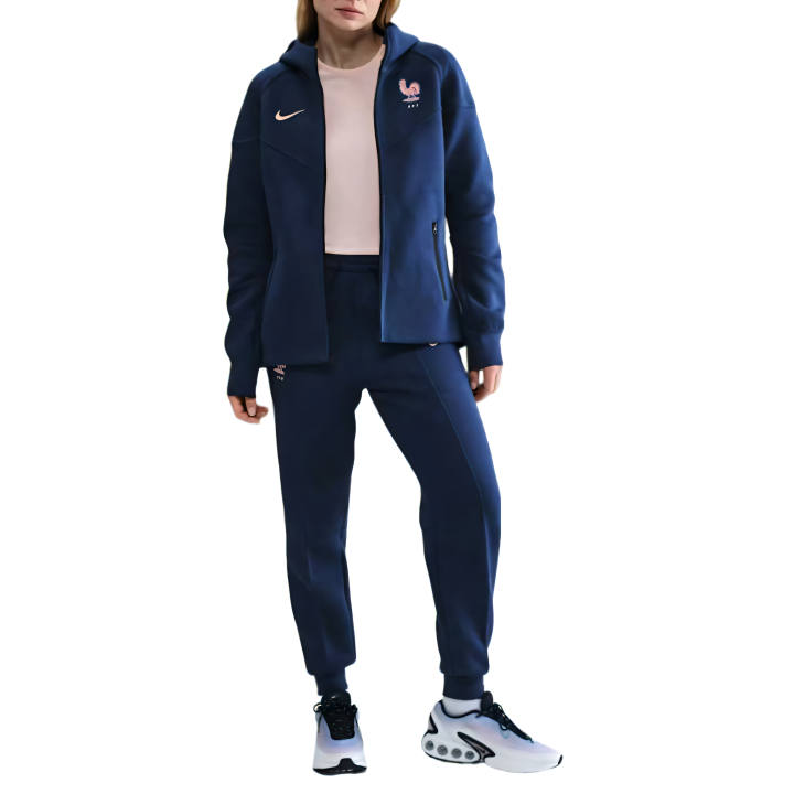 Nike Nike FFF Sweatshirts Women's Blue Void/Light Madder Root Hooded Non Detachable Moderate