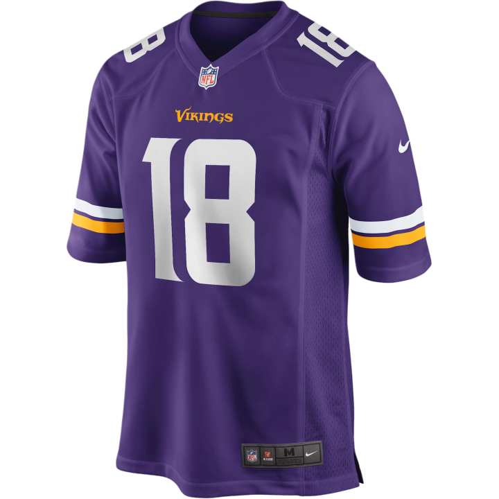Nike Nike NFL T Shirts Men's Court Purple V Neck
