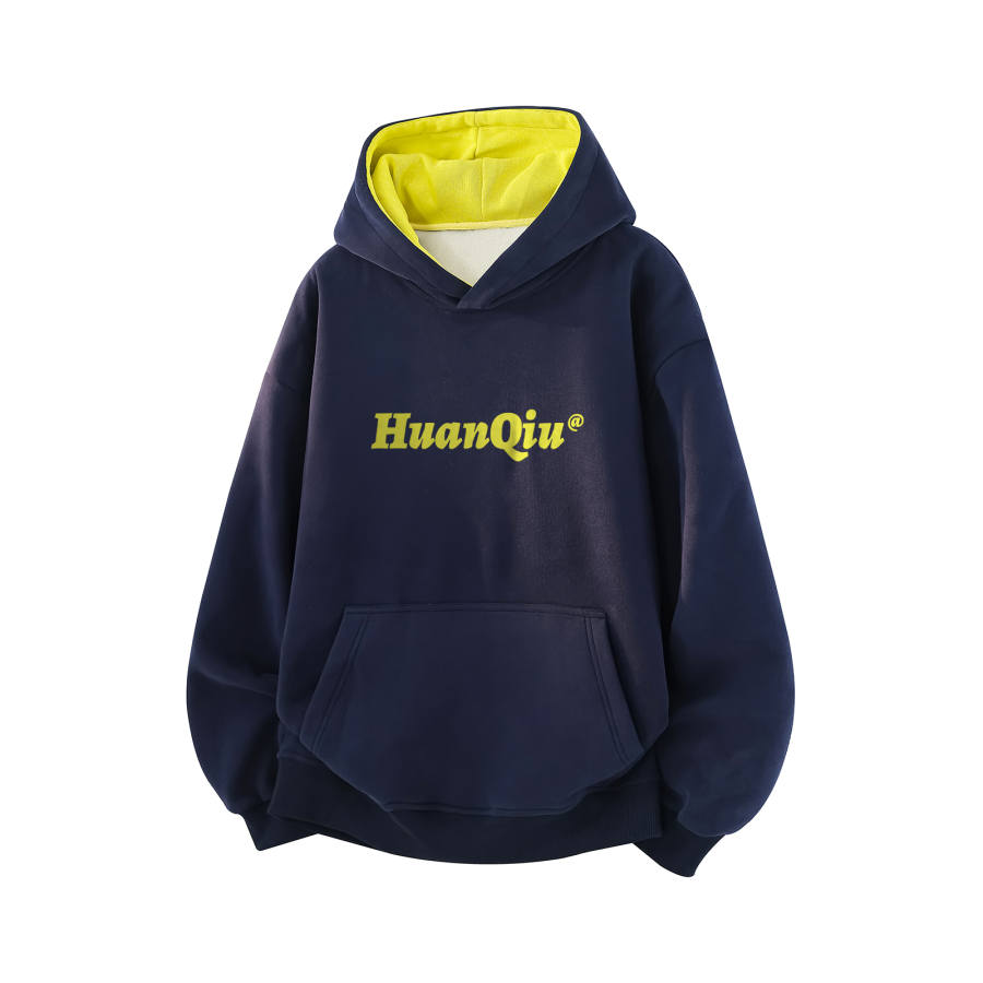 HUANQIU Sweatshirts Unisex Hooded Non Detachable Moderate Heavyweight