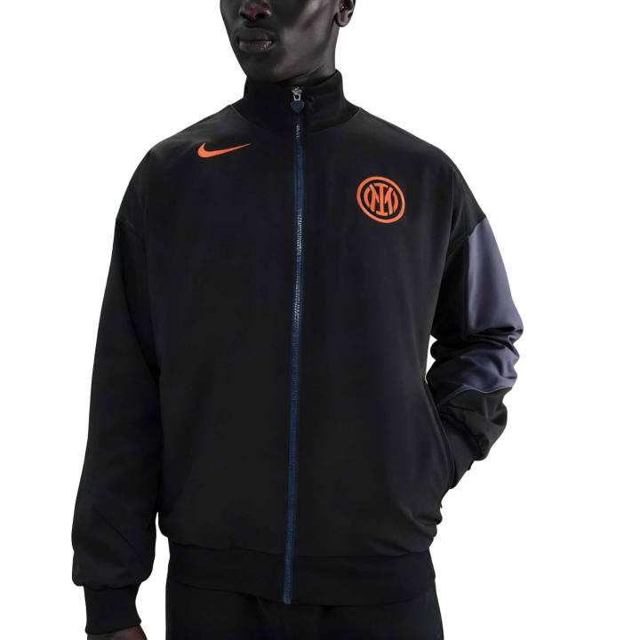 Nike Nike Inter Milan Jackets Men's Black Stand Collar Moderate Other