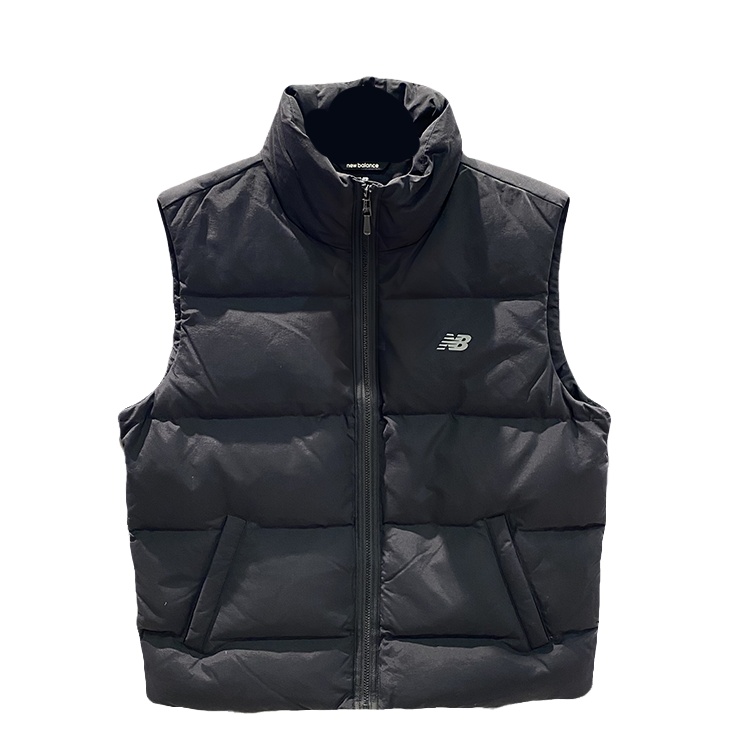 New Balance New Balance Down Vests Men's Black Stand Collar Moderate Other