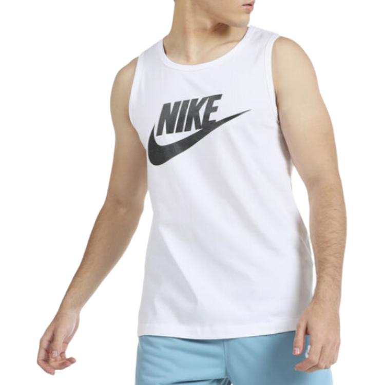 Nike Nike Sportswear Tank Tops Men's White Crew Neck Moderate Other