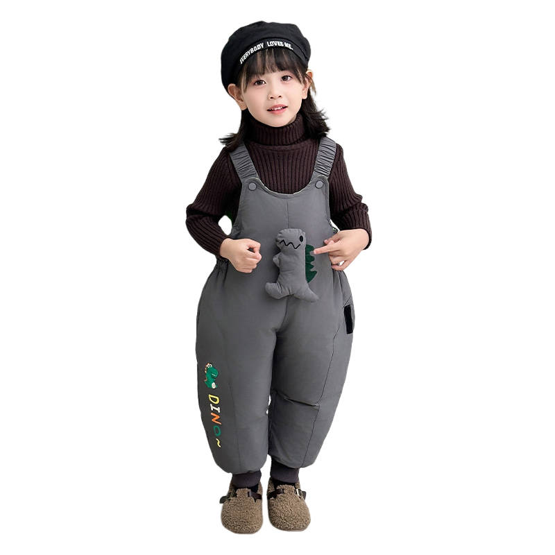 Lanza Casual Down Pants Winter Children Aged 3 7 Years Old Gray
