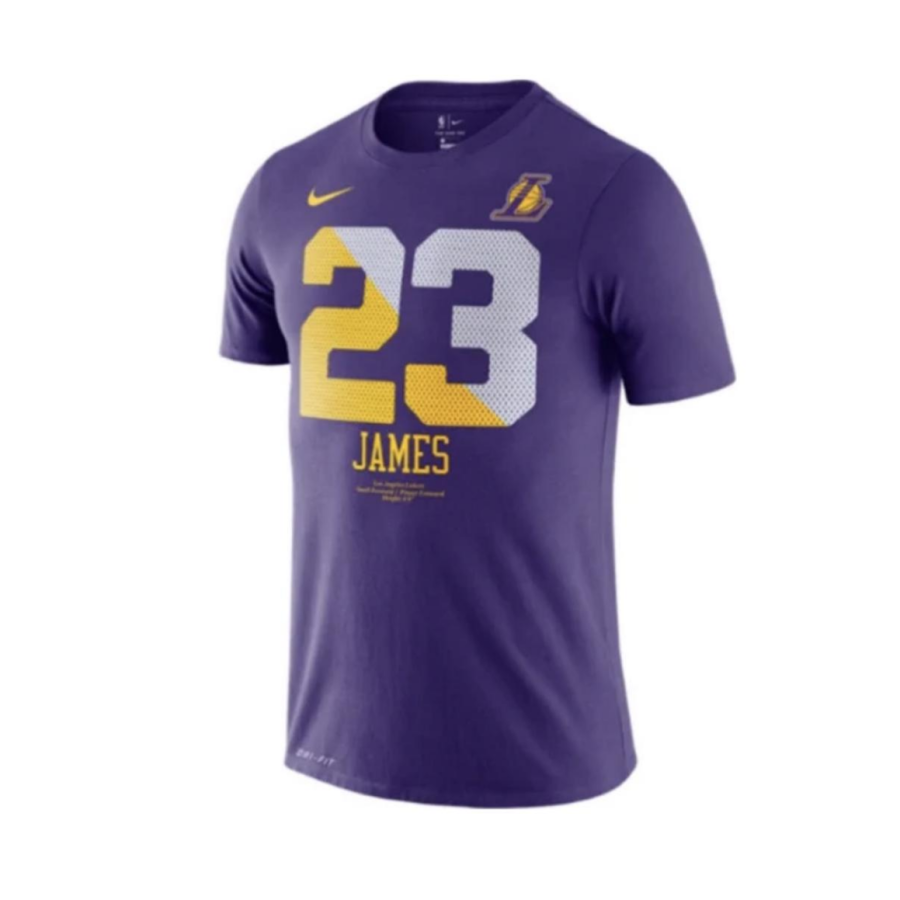Nike Nike T Shirts Men's Purple Crew Neck Moderate Straight Fit