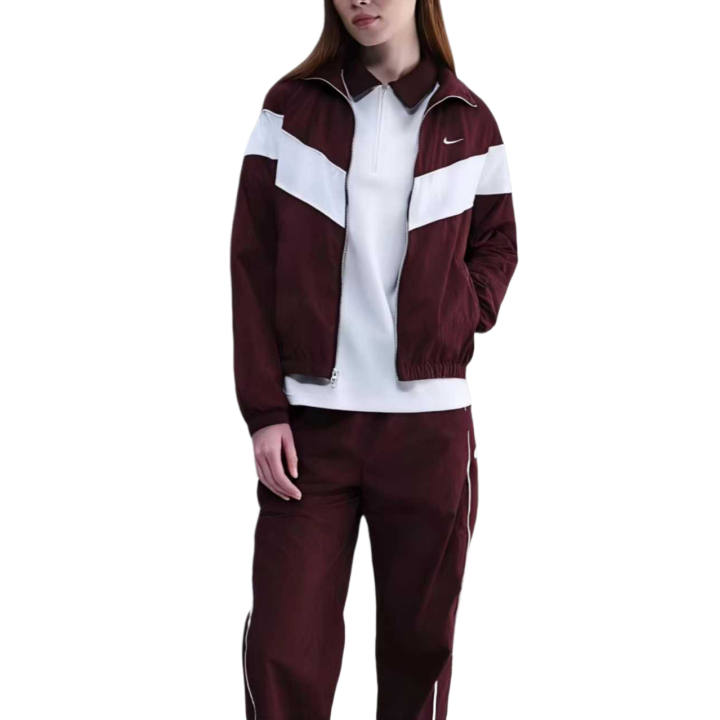 Nike Nike WINDRUNNER Jackets Women's Burgundy Red Color Turtleneck Moderate Other