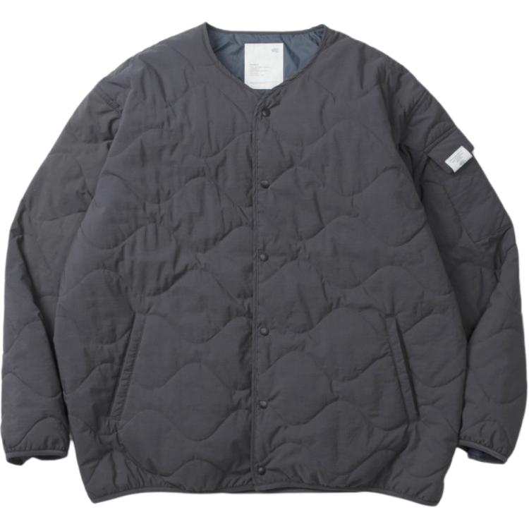 MADNESS Puffer Jackets Unisex Dark Gray Crew Neck Moderate Other