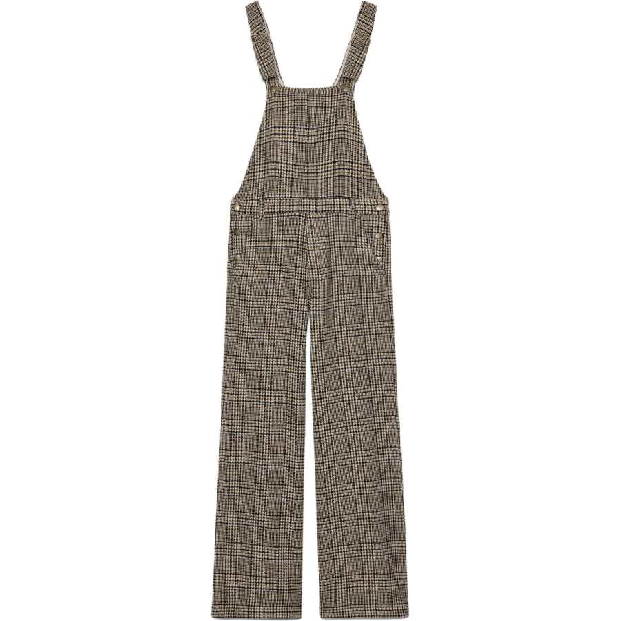 ZARA Overalls Women's Khaki Moderate Straight Fit Pants