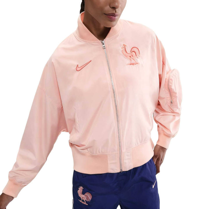 Nike Nike FFF Jackets Women's Coral Powder Baseball Collar Moderate Other
