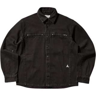ROA Shirts Men's Dark Brown Lapel Moderate