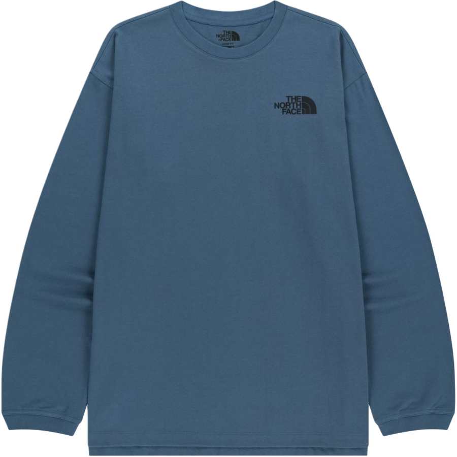 THE NORTH FACE T Shirts Men's Dark Gray Blue Crew Neck