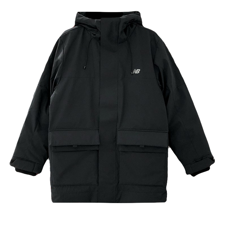 New Balance New Balance Down Jackets Men's Black Hooded Moderate