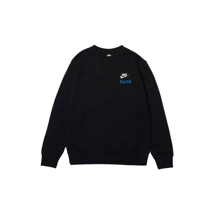 Nike Nike Sweatshirts Men's Black Crew Neck Moderate